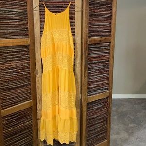 ASOS tiered midi dress. Perfect for layering!